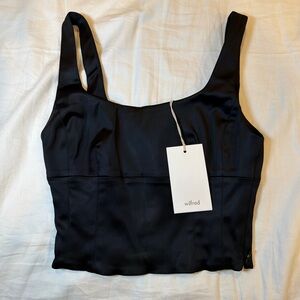Aritzia Wilfred Shine Top
Black • Size XS